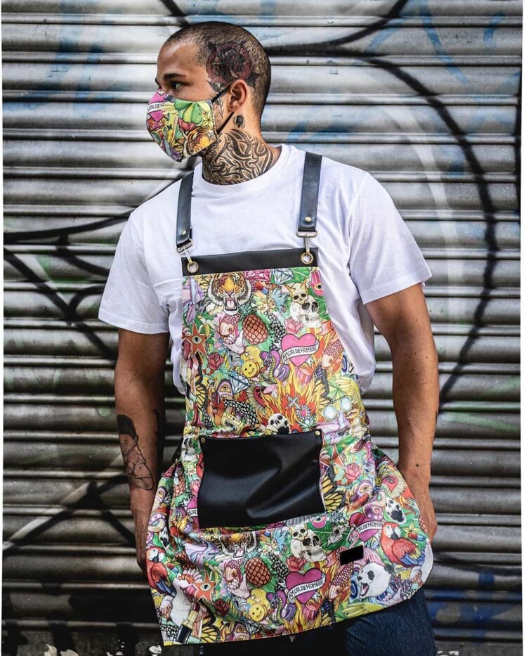 Ποδιά μπαρίστα bartender tattoo tattoo